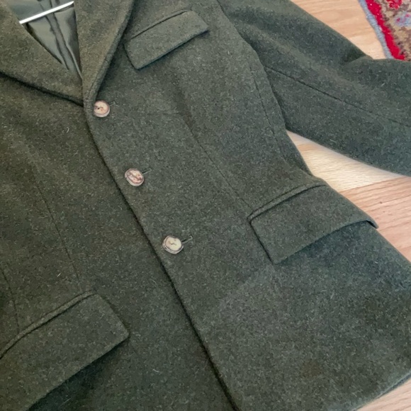 Ralph Lauren, Purple Label Dark Green Blazer. - Picture 3 of 6